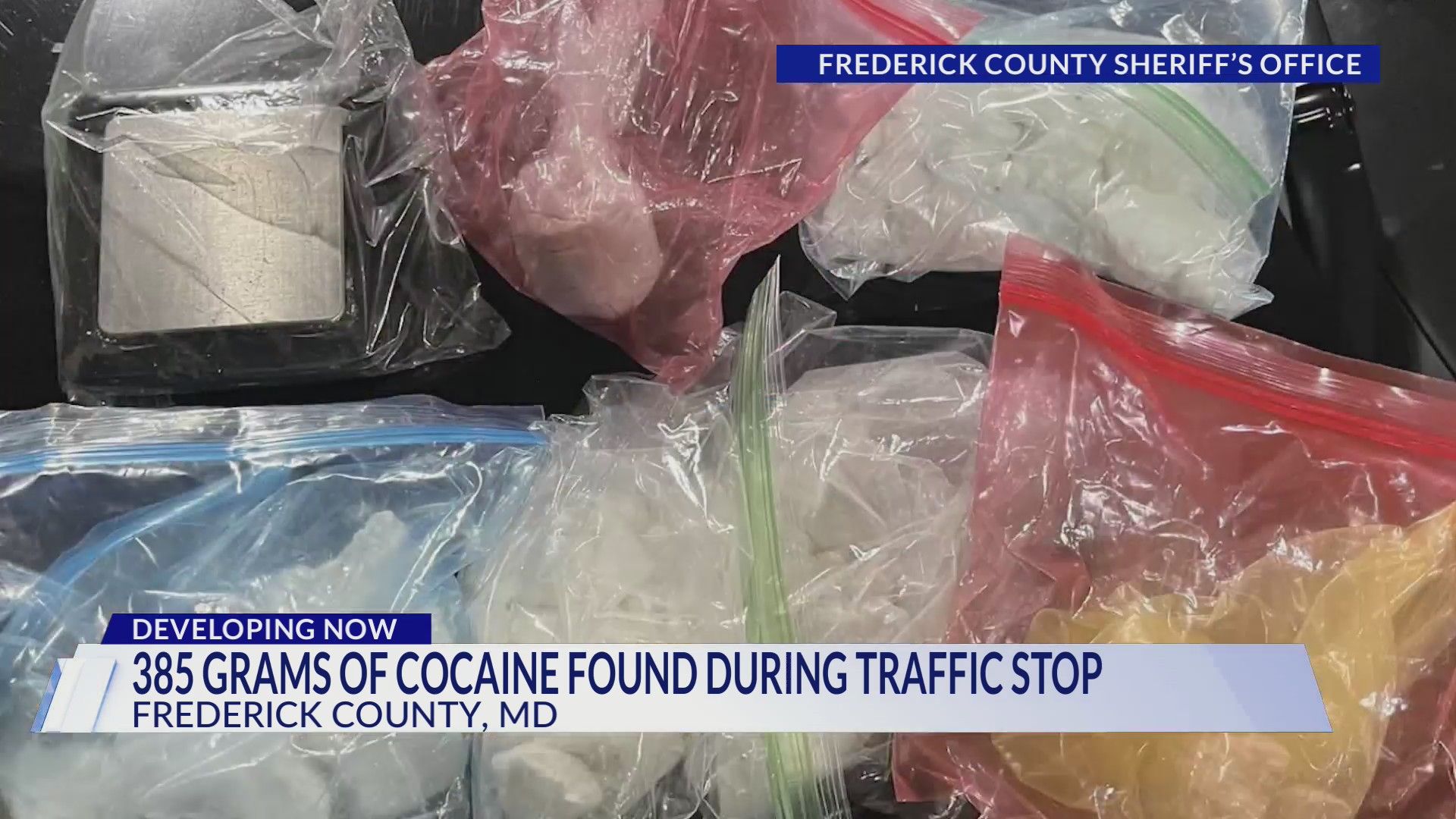 Police: Man found with hundreds of grams of cocaine during Frederick ...