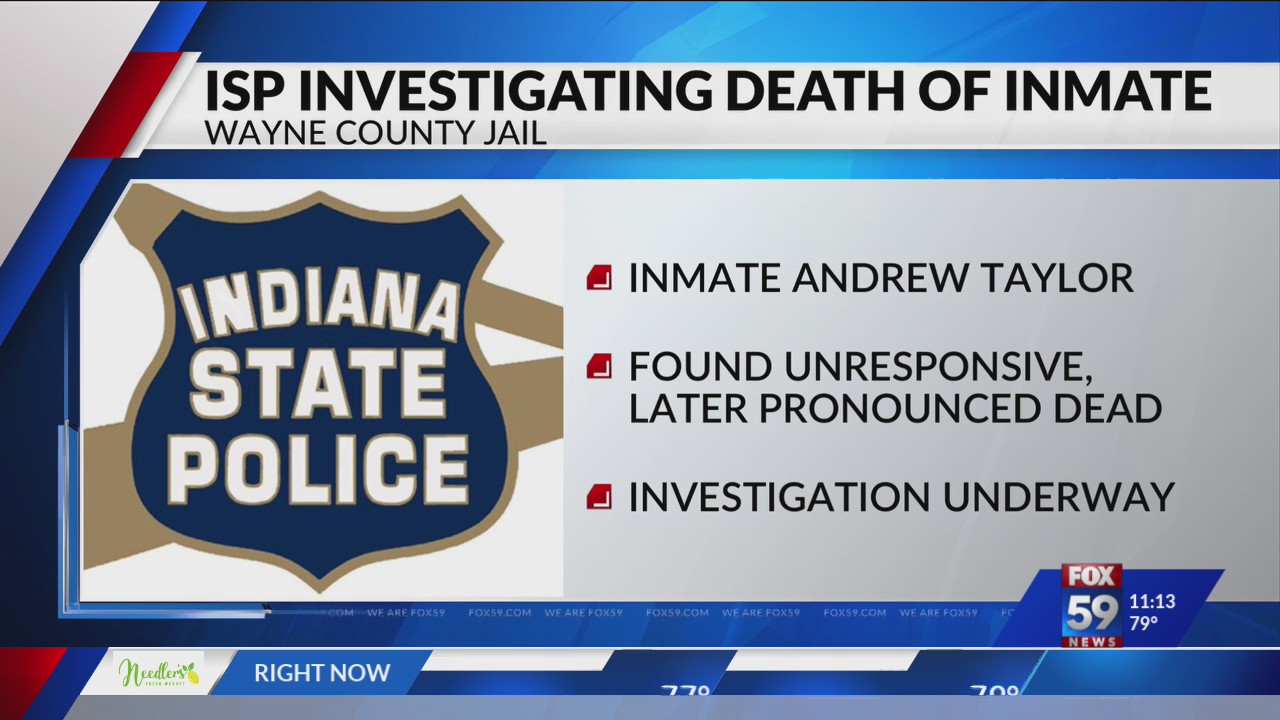 ISP investigating inmate death at Wayne County Jail – Fox 59