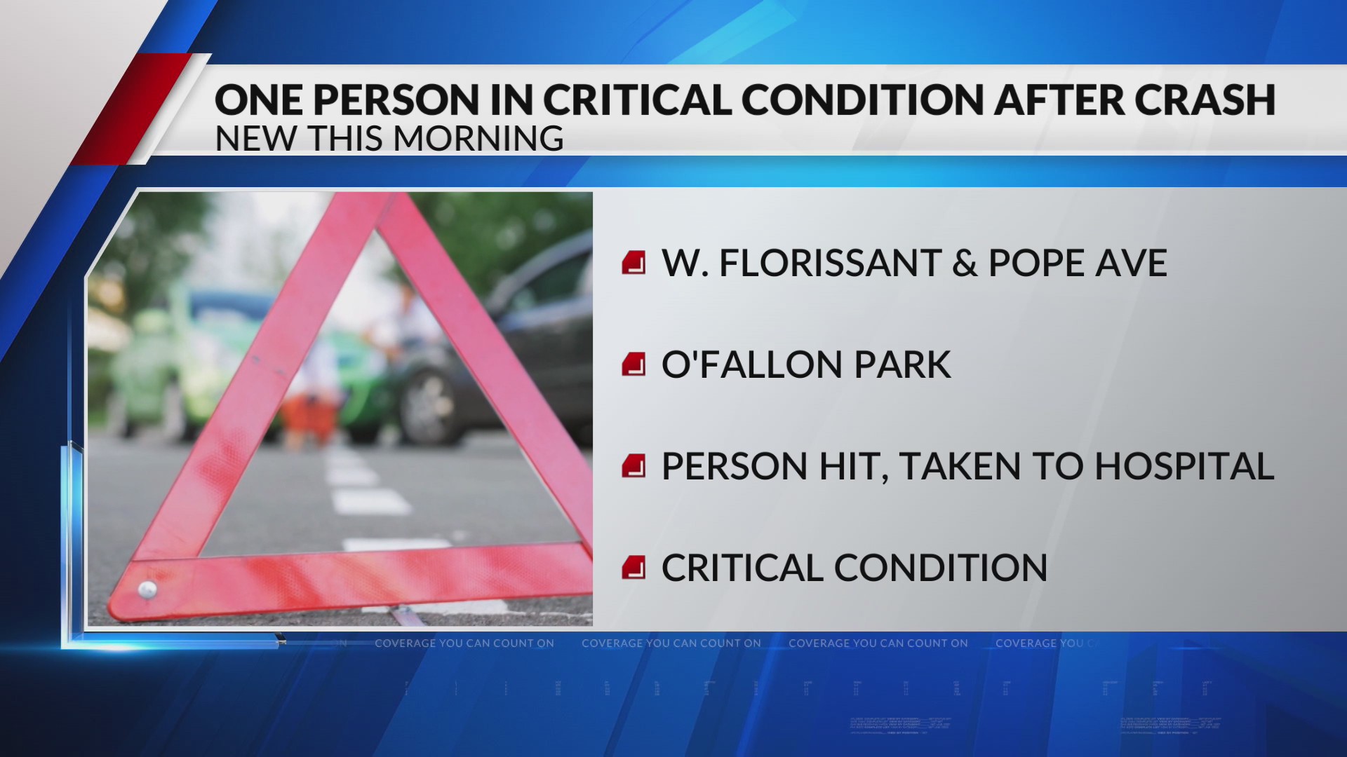 Multi-vehicle crash leaves one person seriously injured – FOX 2