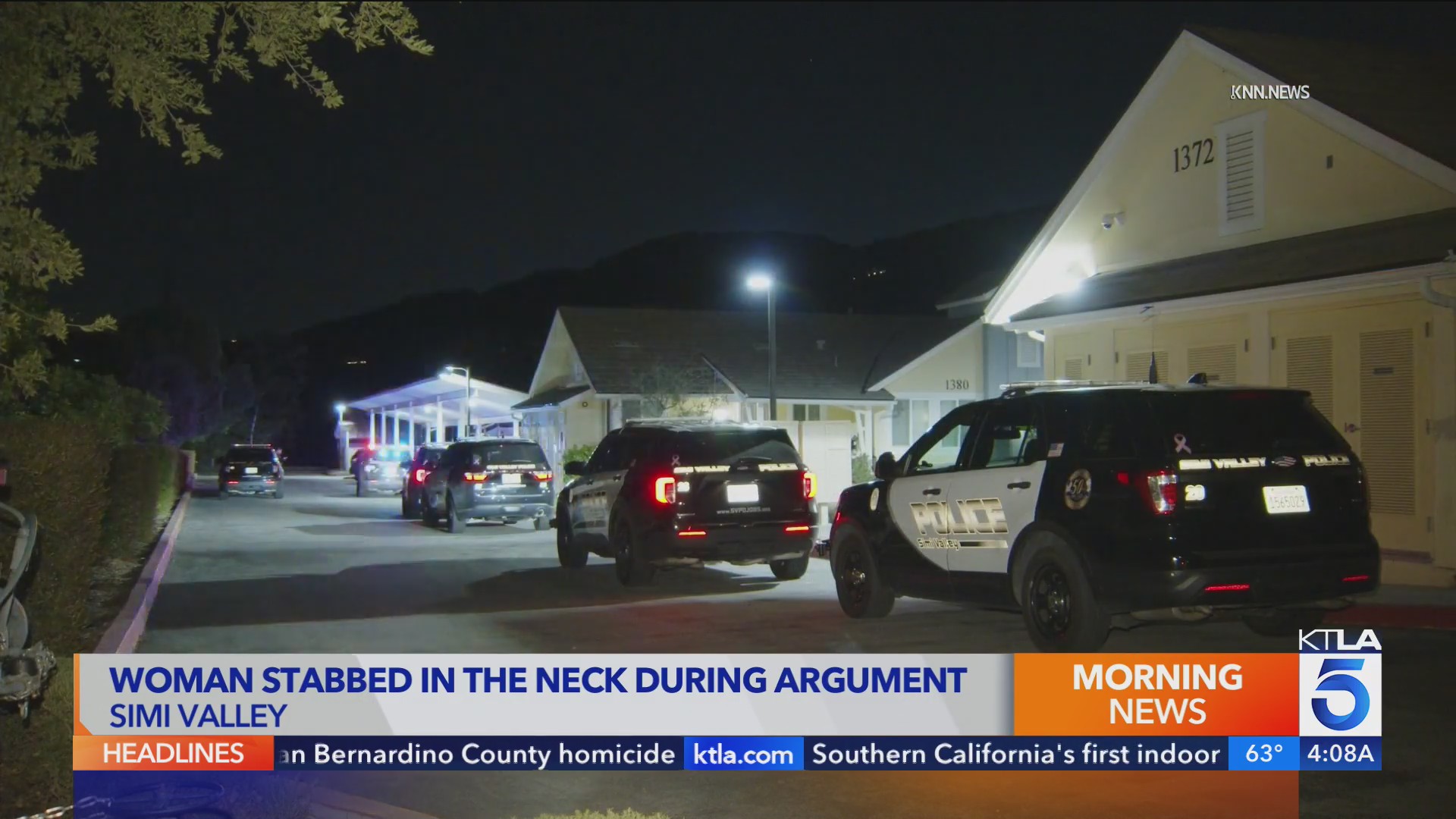 Woman stabbed in neck during argument – KTLA