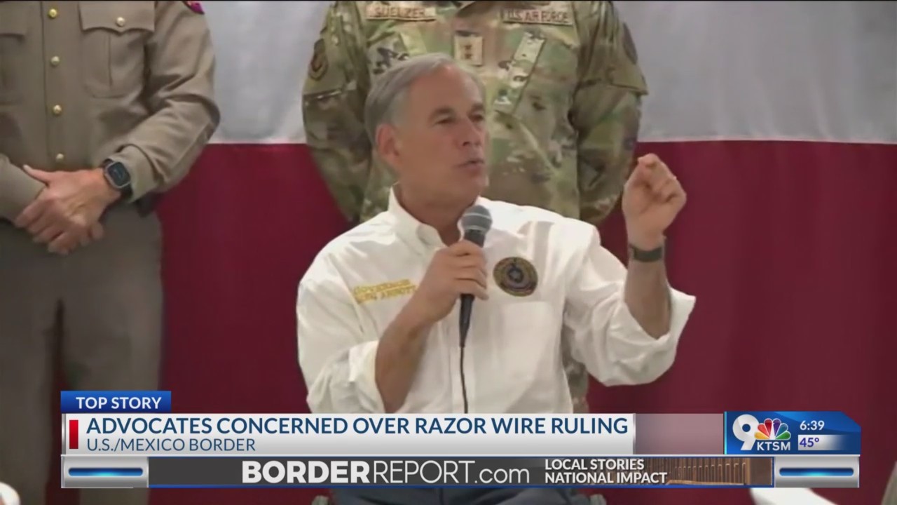 Court backs Texas over razor wire installed on US-Mexico border – KTSM ...