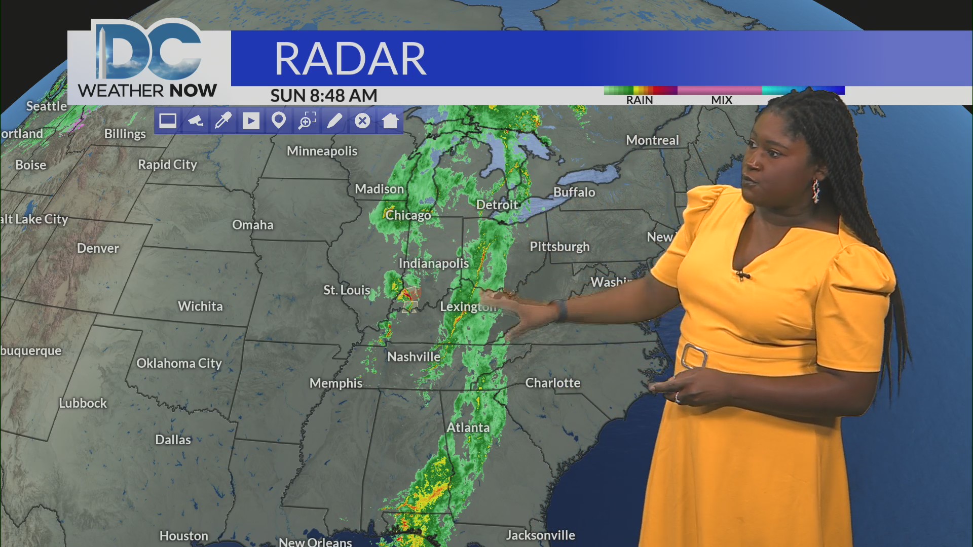 Dry start to Sunday, storms roll in this evening – DC News Now | DC ...