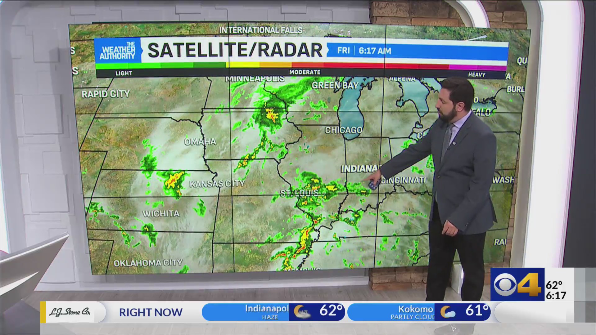 Showers and storms Friday ahead of a nice weekend – Fox 59