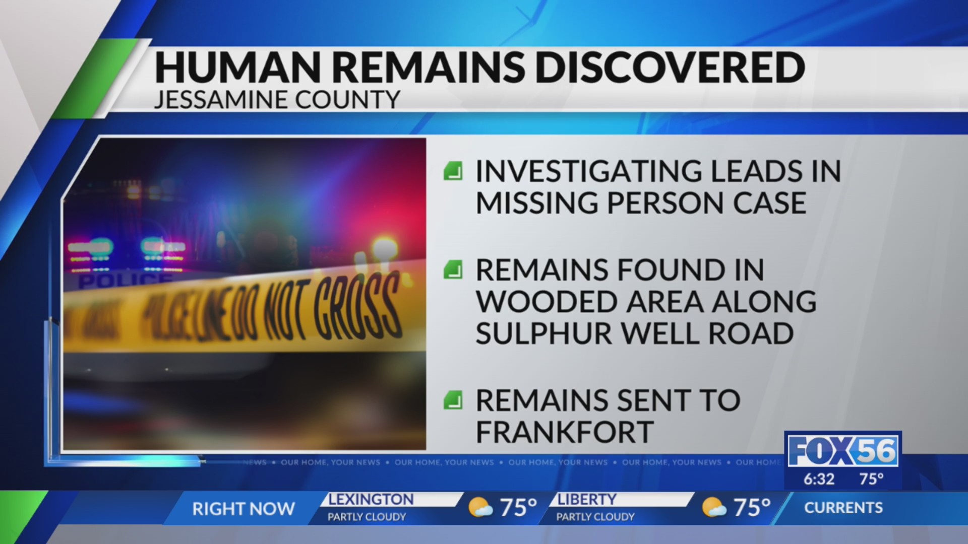 KSP troopers find human remains in Jessamine County woods – FOX 56 News