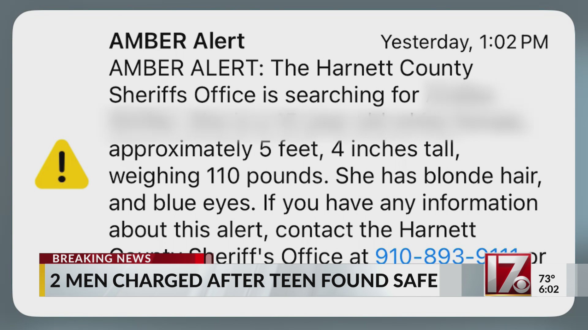 Two men charged in Harnett County Amber Alert – Queen City News