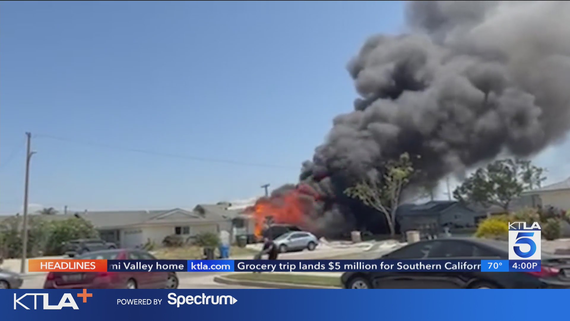 1 dead as fireworks detonate, burn Simi Valley home – KTLA