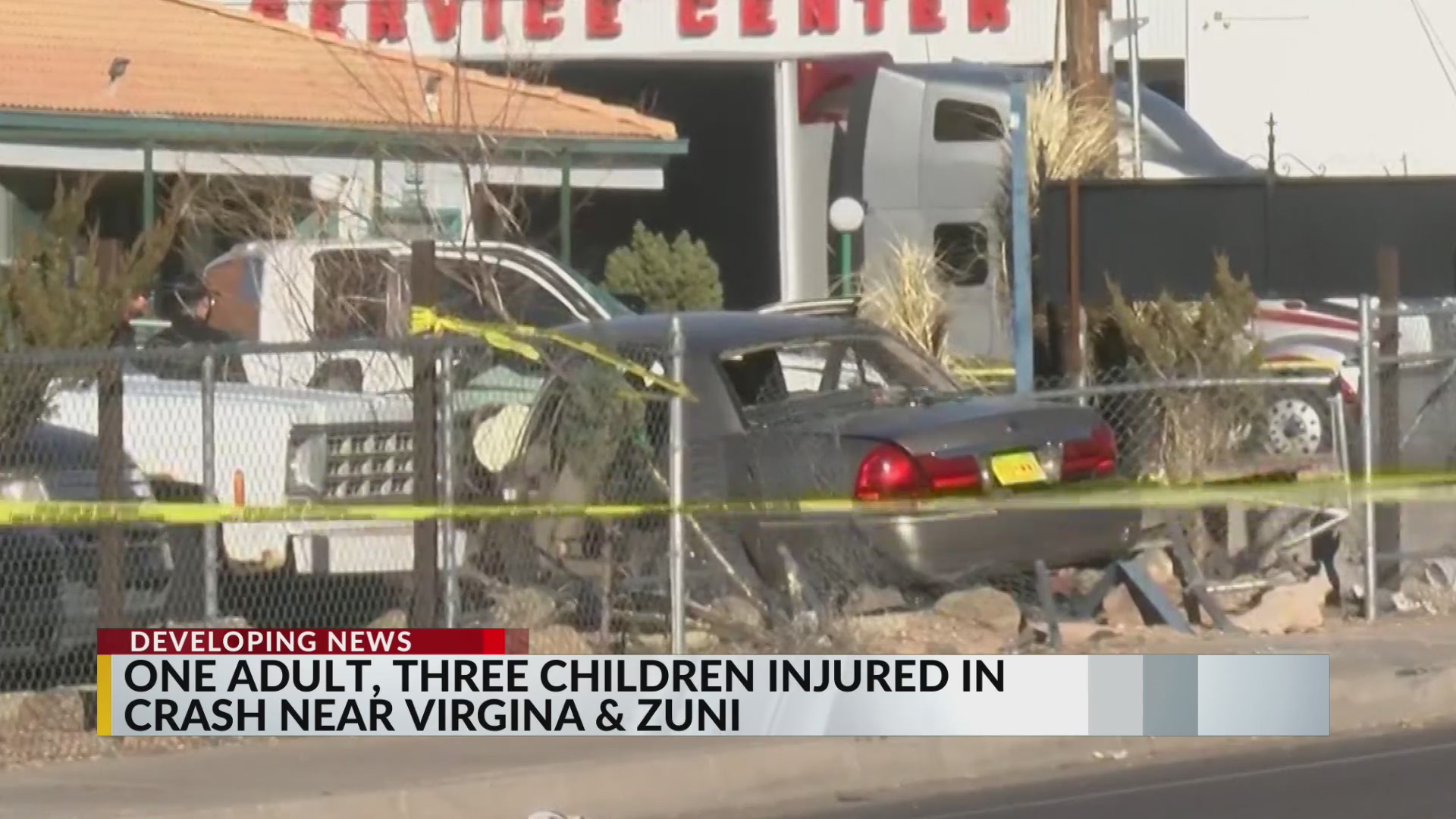 APD: 1 adult, 3 children injured in single-vehicle crash – KRQE NEWS 13 ...