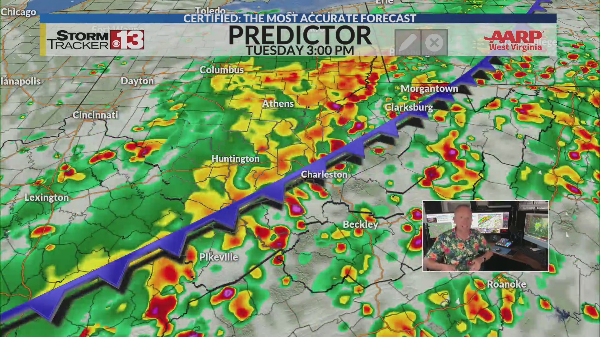 Storms all day Tuesday but dry after that! – WOWK 13 News