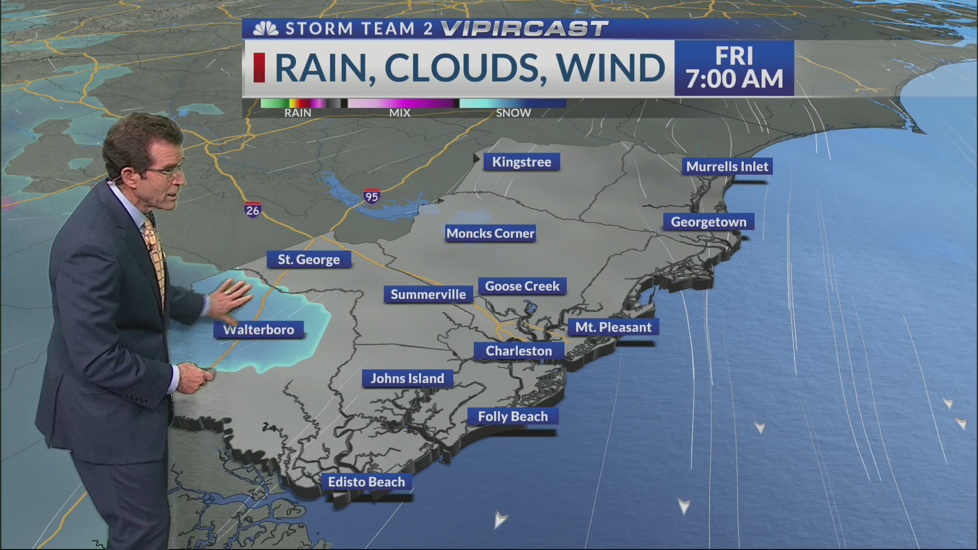 Some winter weather could be felt Friday, but mostly rain – WCBD News 2
