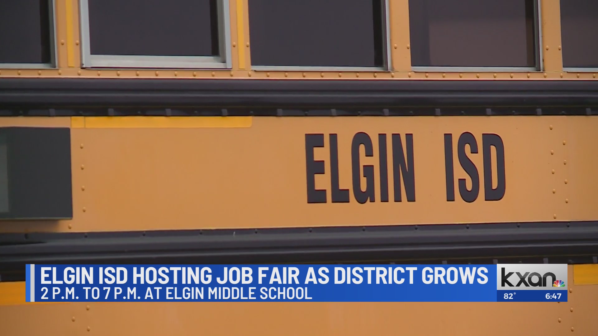 Elgin ISD hosts job fair to fill positions for growing district KXAN