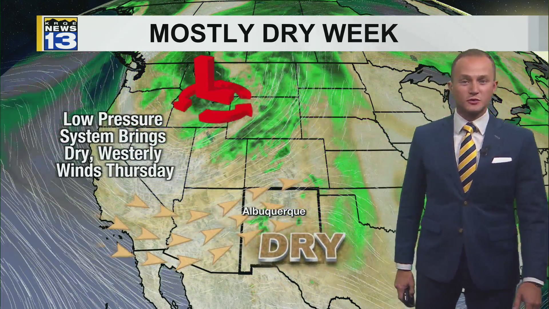 Drier air moves back into New Mexico Wednesday – KRQE NEWS 13 ...