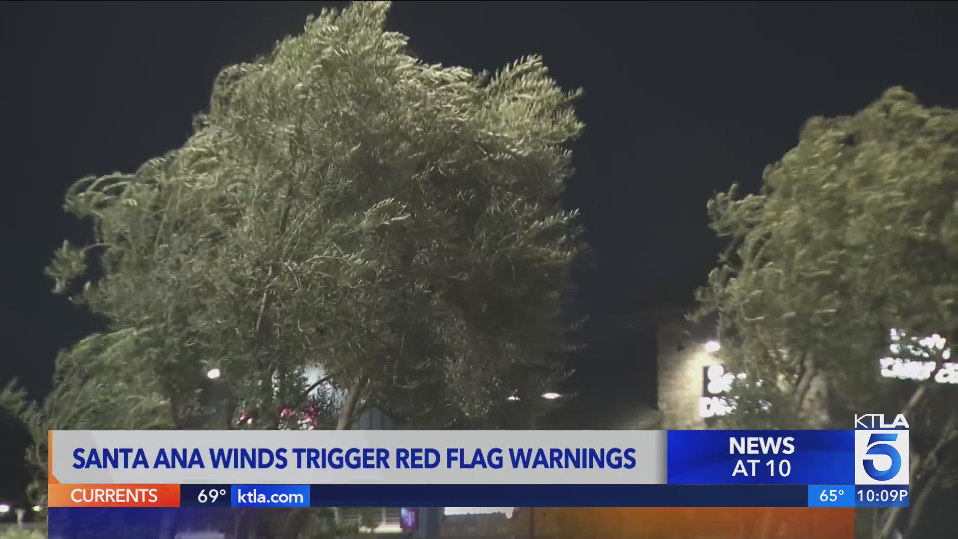 Santa Ana winds trigger red flag warnings in SoCal – KTLA
