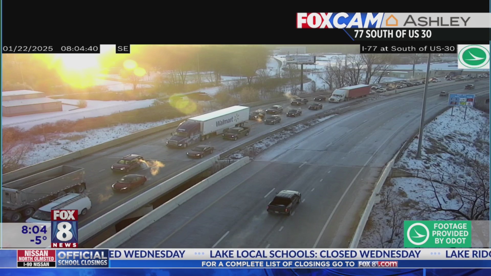 Morning traffic snarls – Fox 8 Cleveland WJW