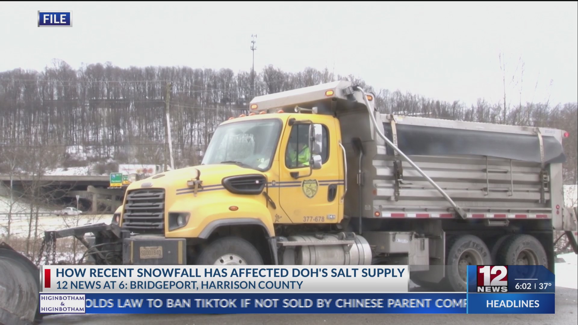 WVDOH details plans to treat roads ahead of projected weekend snow ...