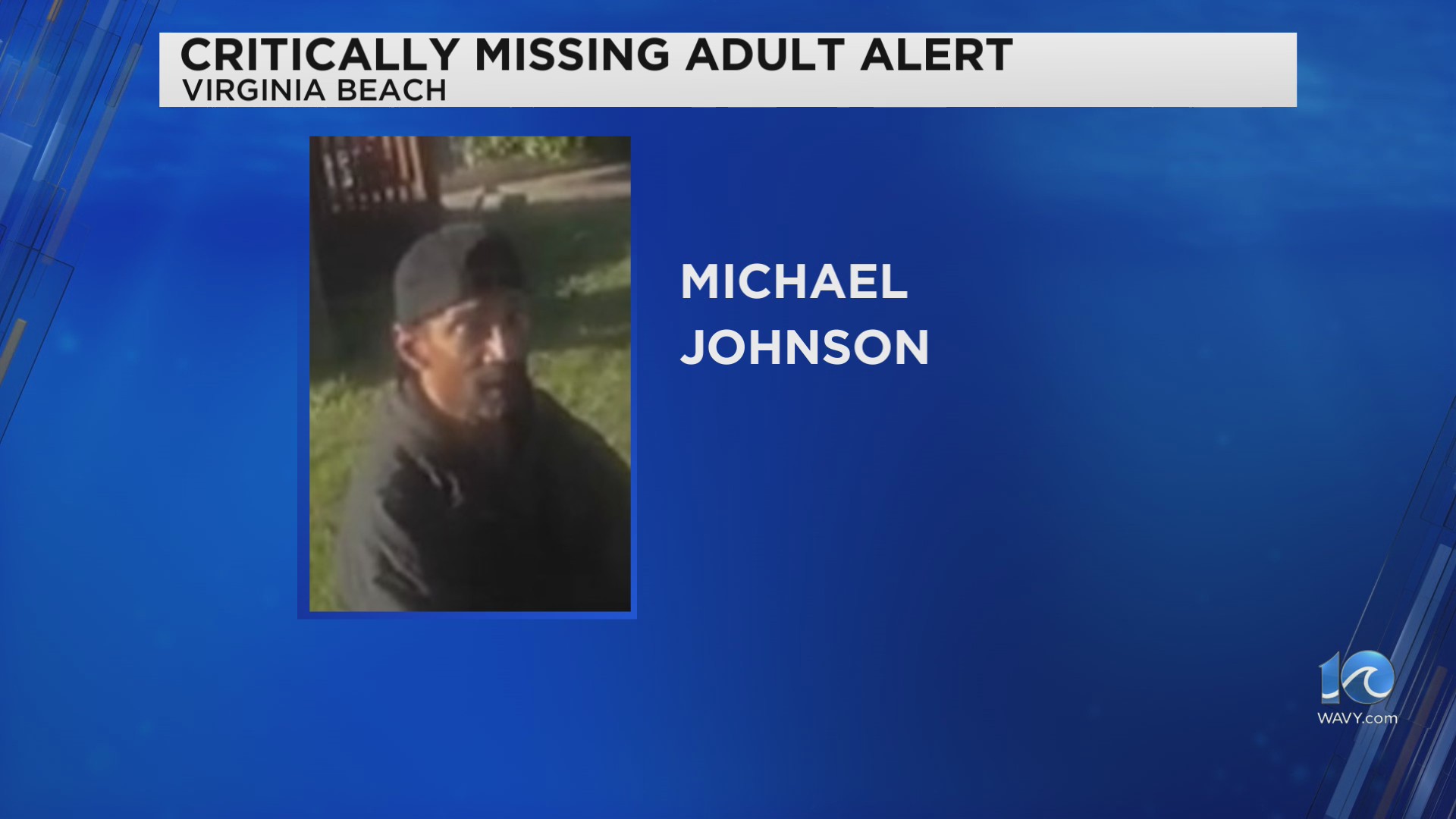 Critically missing adult alert issued for Virginia Beach man – WAVY.com