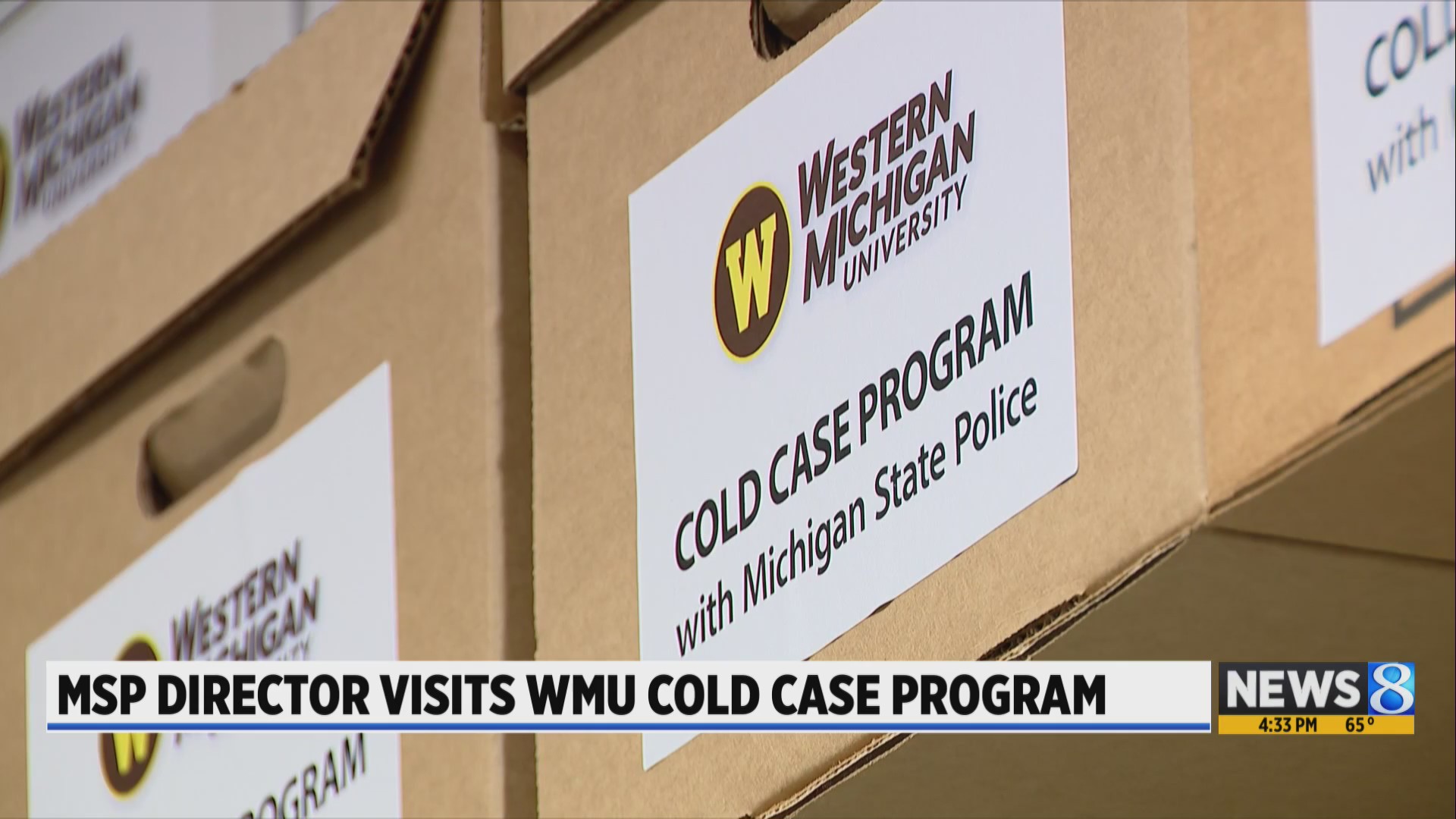 MSP director visits WMU cold case program – WOODTV.com