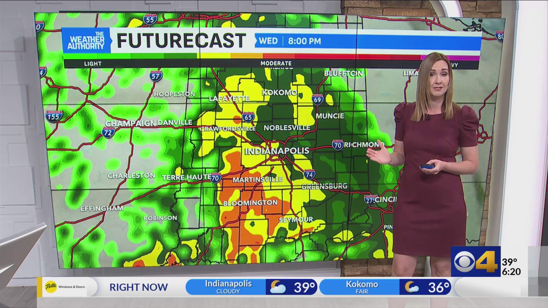 Rain returns this afternoon and evening – Fox 59