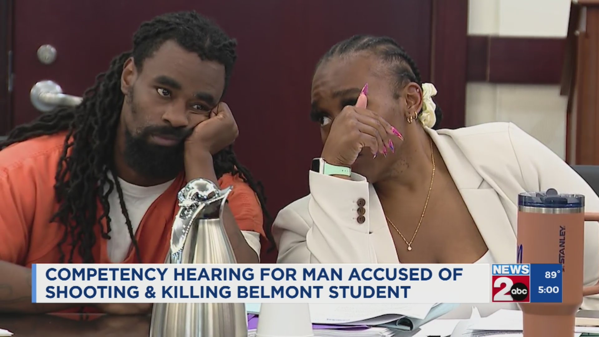 Competency hearing held for man accused of killing Belmont student ...