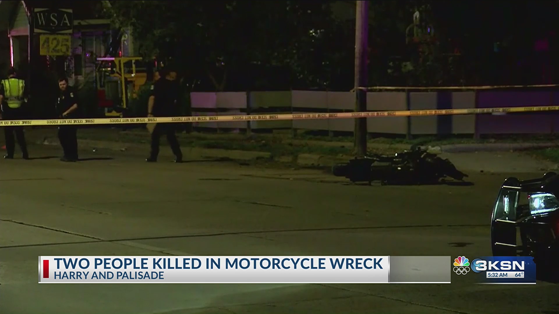 2 killed in crash between motorcycle and bike in south Wichita