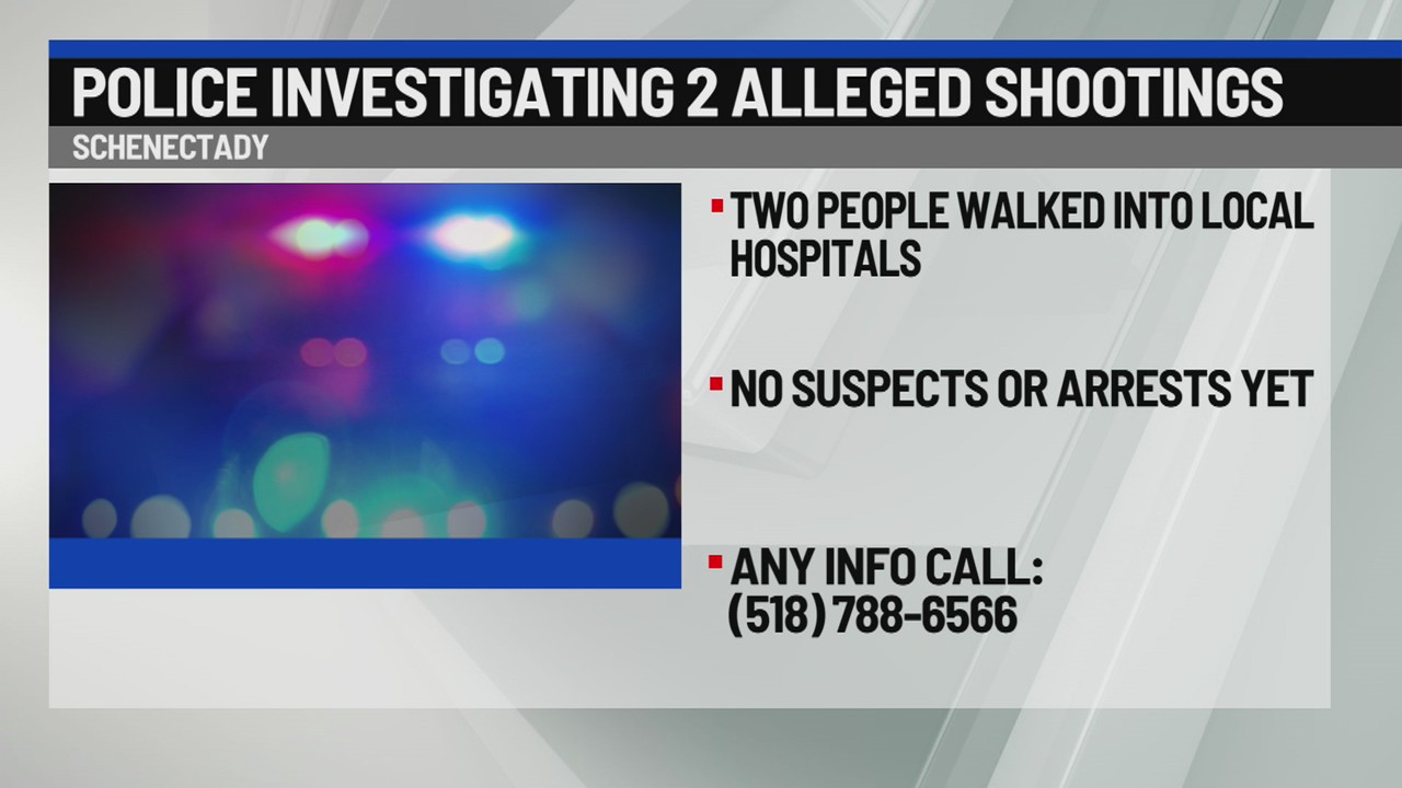 Police investigate 2 alleged shootings in Schenectady – NEWS10 ABC