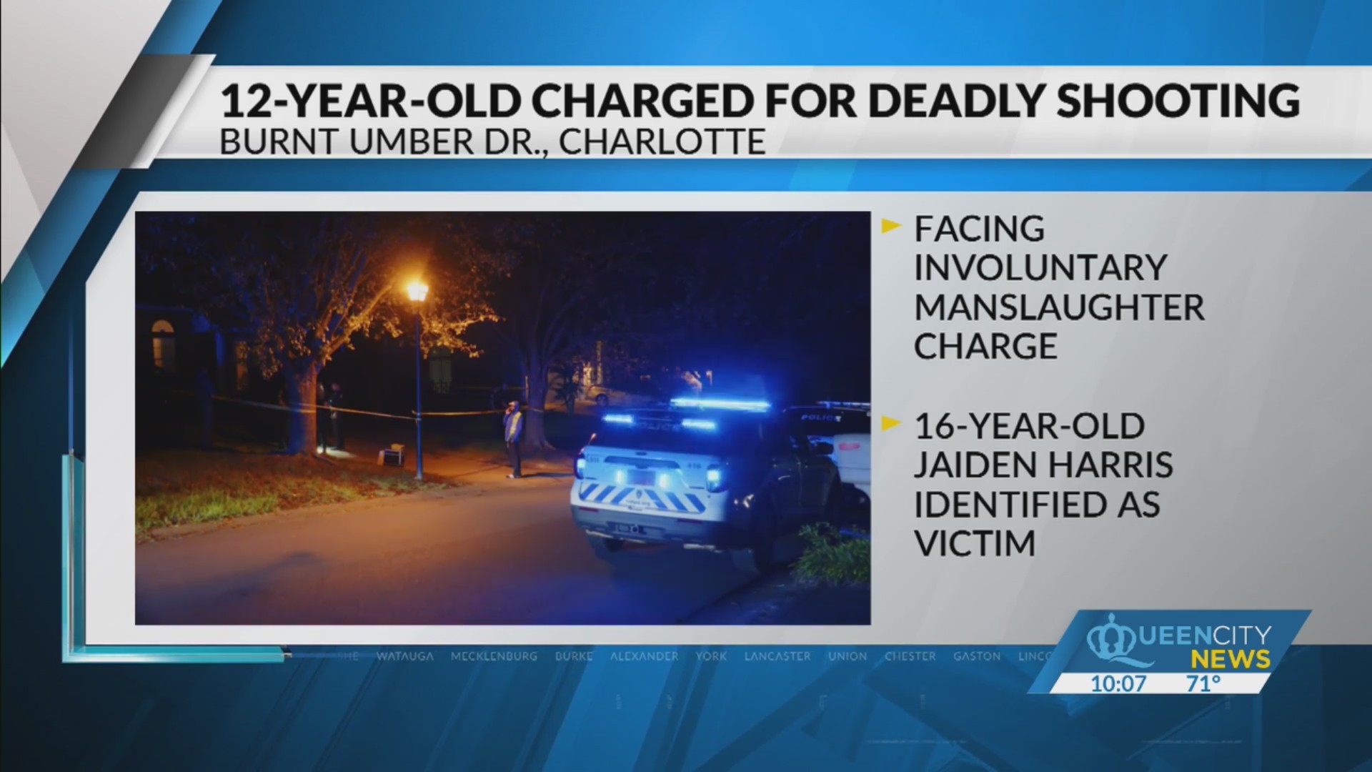 12yearold charged, 16yearold boy shot and killed in east Charlotte