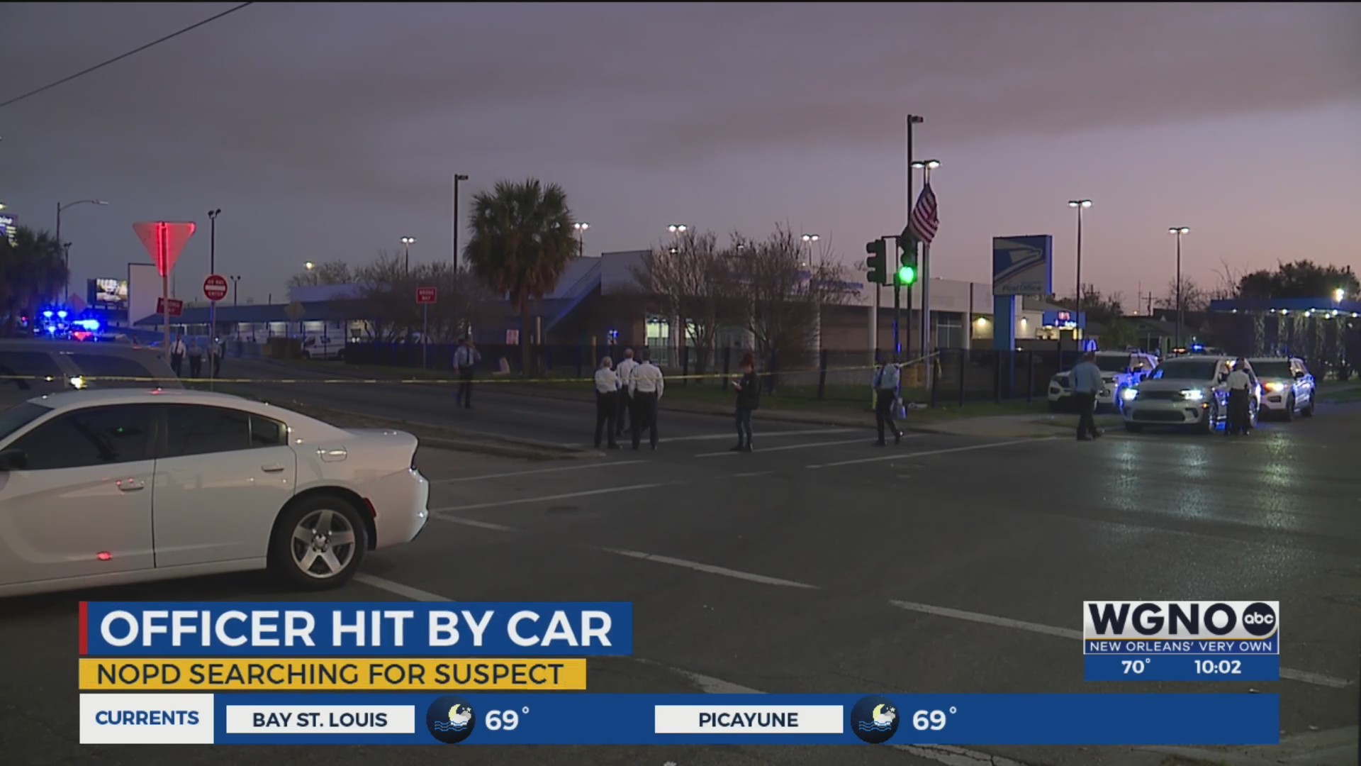 Police officer hit by vehicle following NOLA car theft: NOPD – WGNO