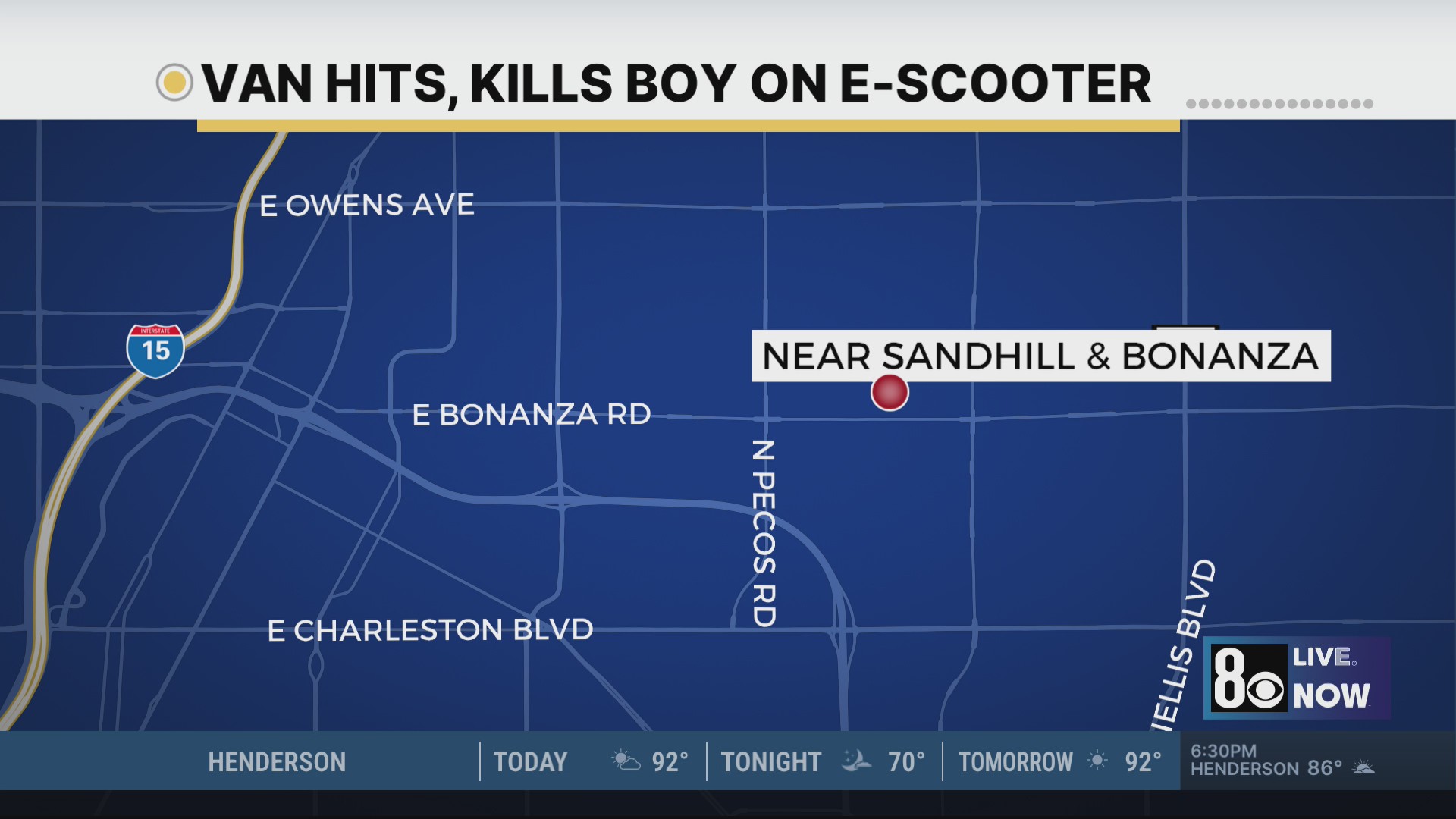 12-year-old riding electric scooter hit, killed in east Las Vegas ...