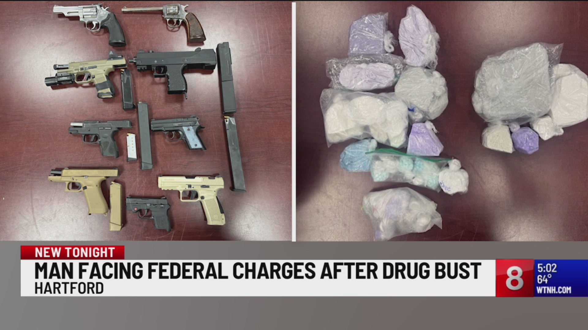 Hartford man arrested after drug bust finds copious amounts of drugs in ...