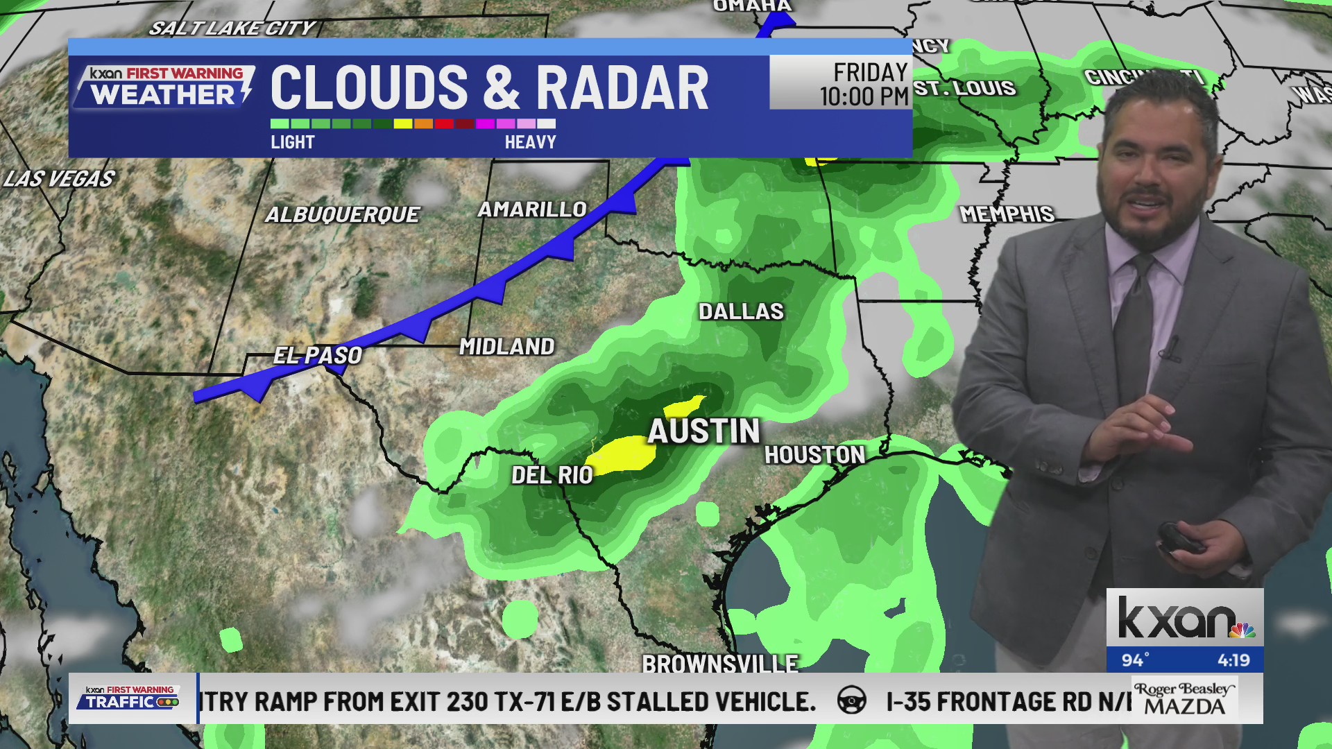 Rain chances holding for the weekend | Oct 20 KXAN weather update ...