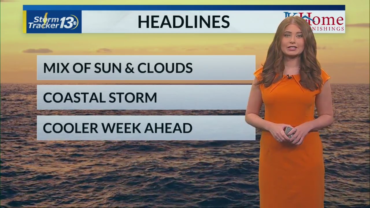 Cooler, wet week ahead – WBTW