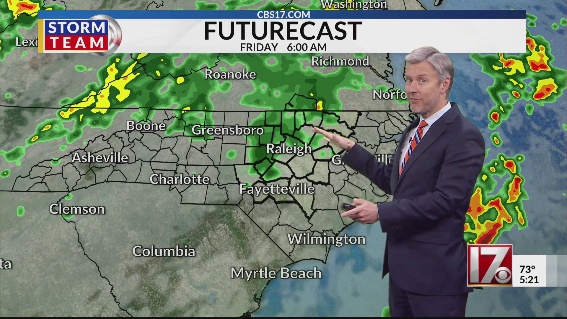 More rain on the way Thursday & Friday in central NC – CBS17.com