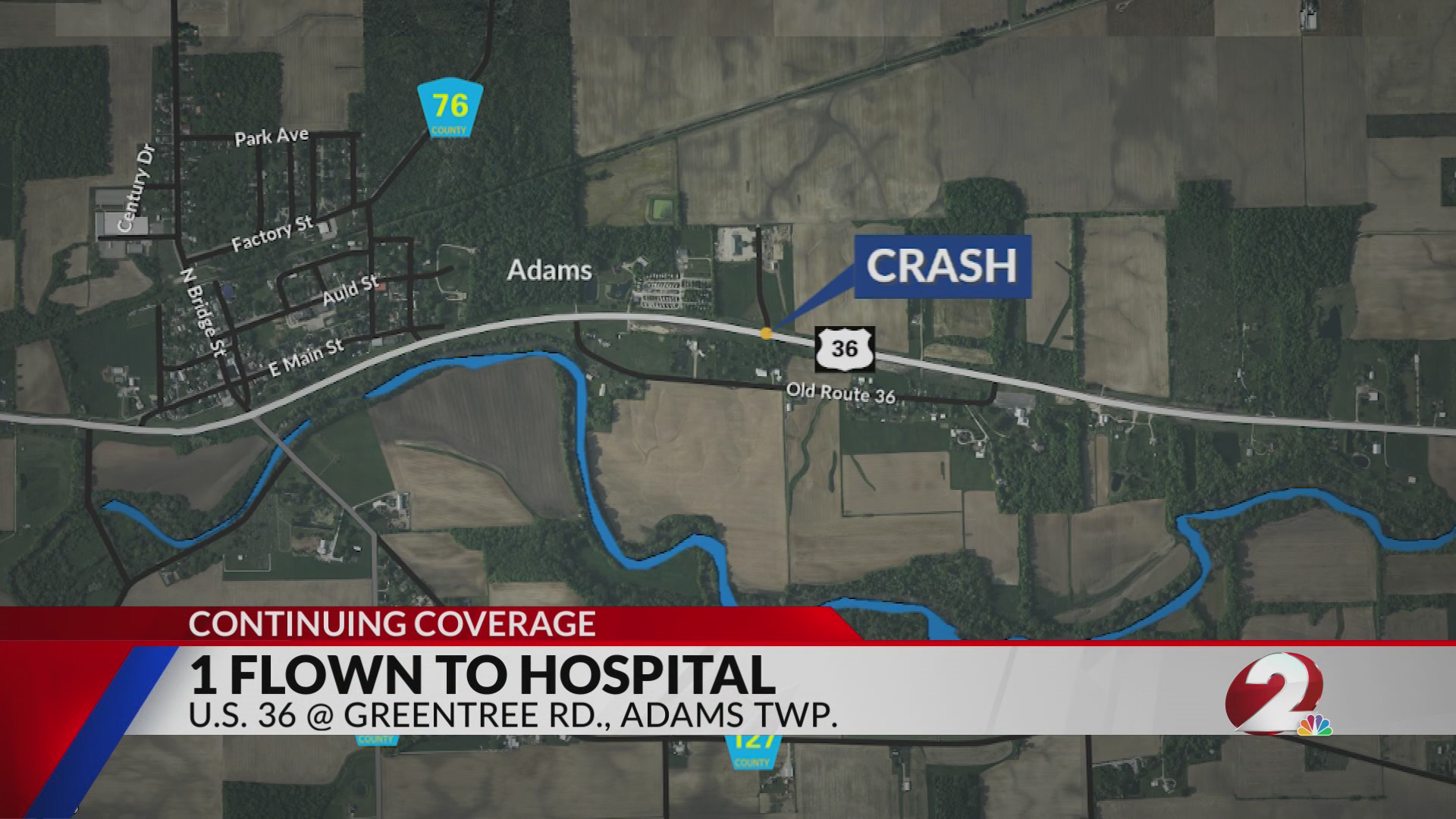 Woman flown to hospital after Darke County crash – WDTN.com