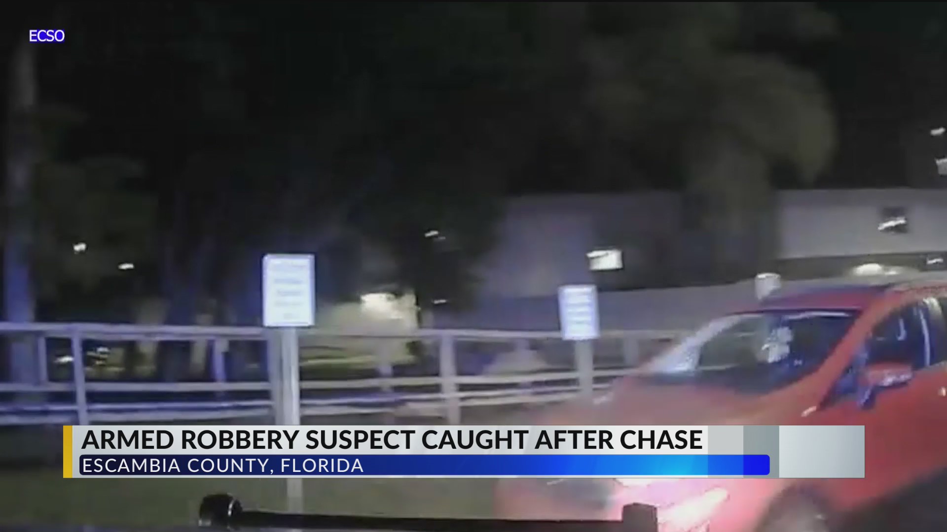 Armed robbery suspect arrested after Escambia County, Florida chase ...