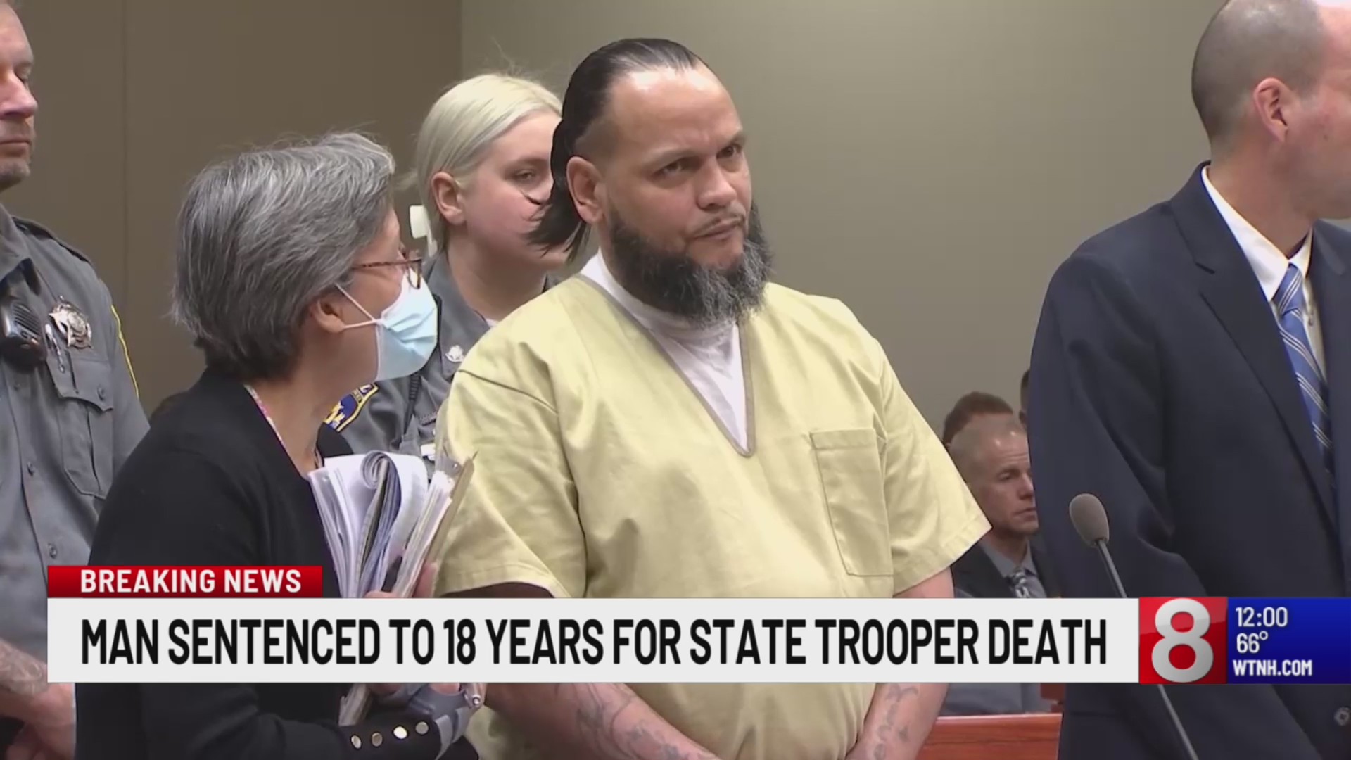 Man who hit and killed Connecticut State Police trooper sentenced to 18 ...