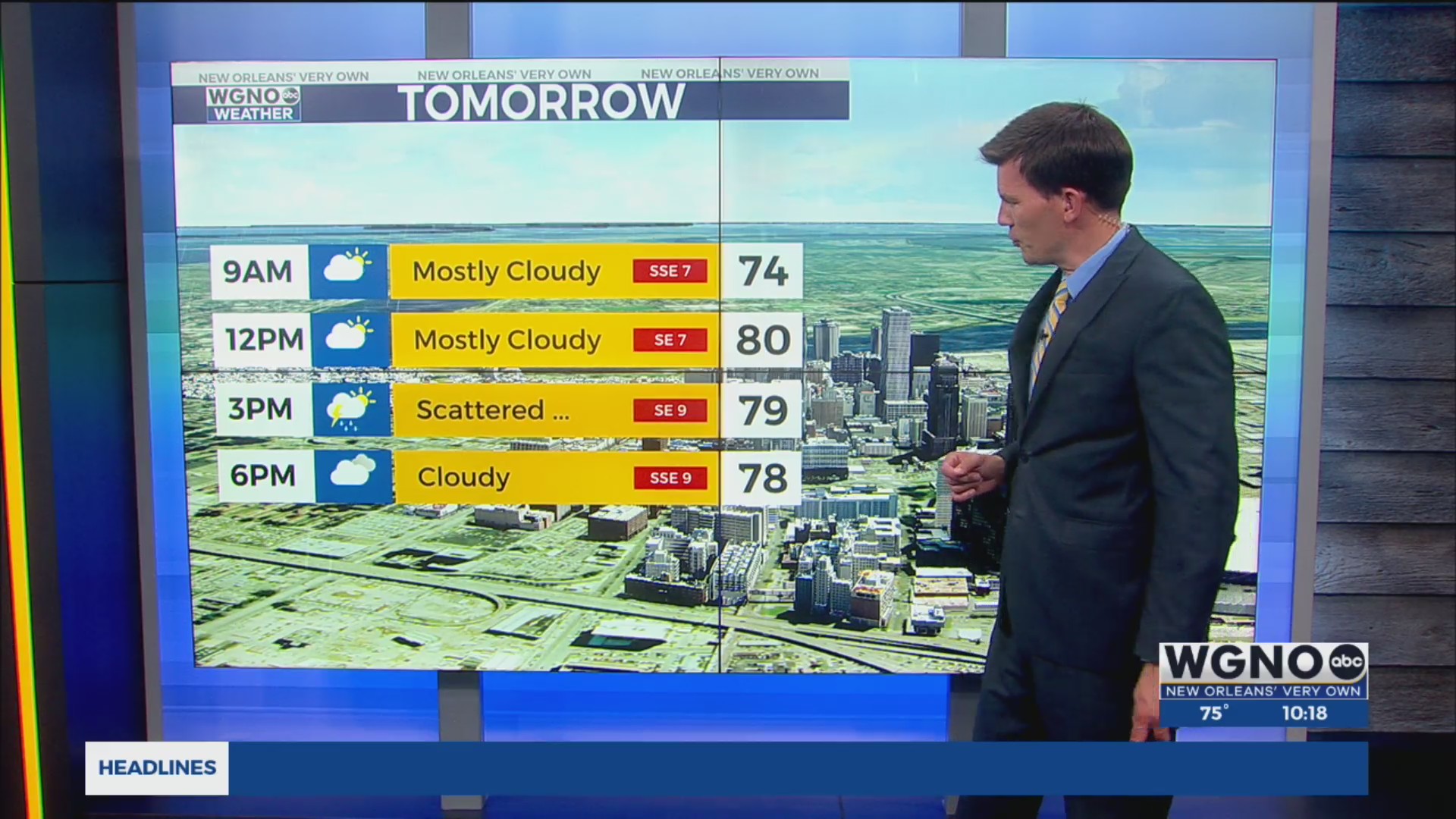 Scattered storms again on Wednesday – WGNO