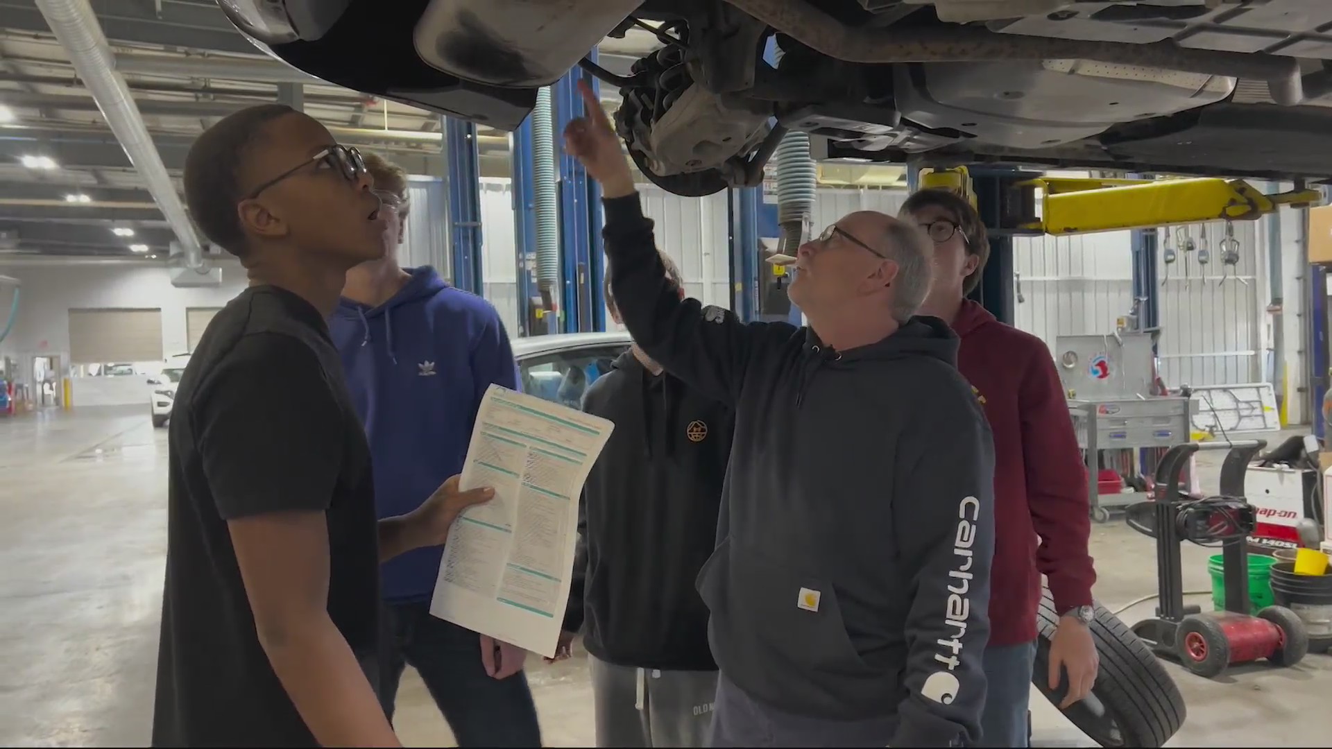 Scholastic Spotlight Waukee Automotive APEX Program