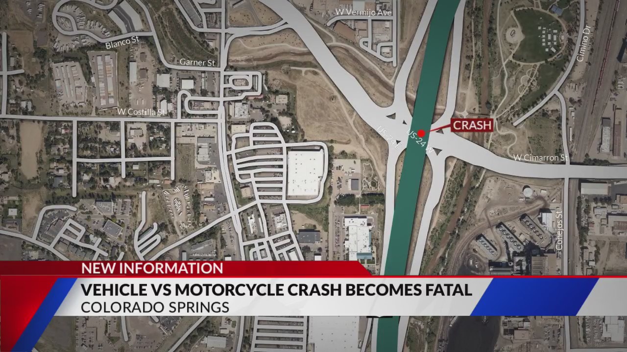 Vehicle vs motorcycle crash near downtown becomes fatal – FOX21 News ...