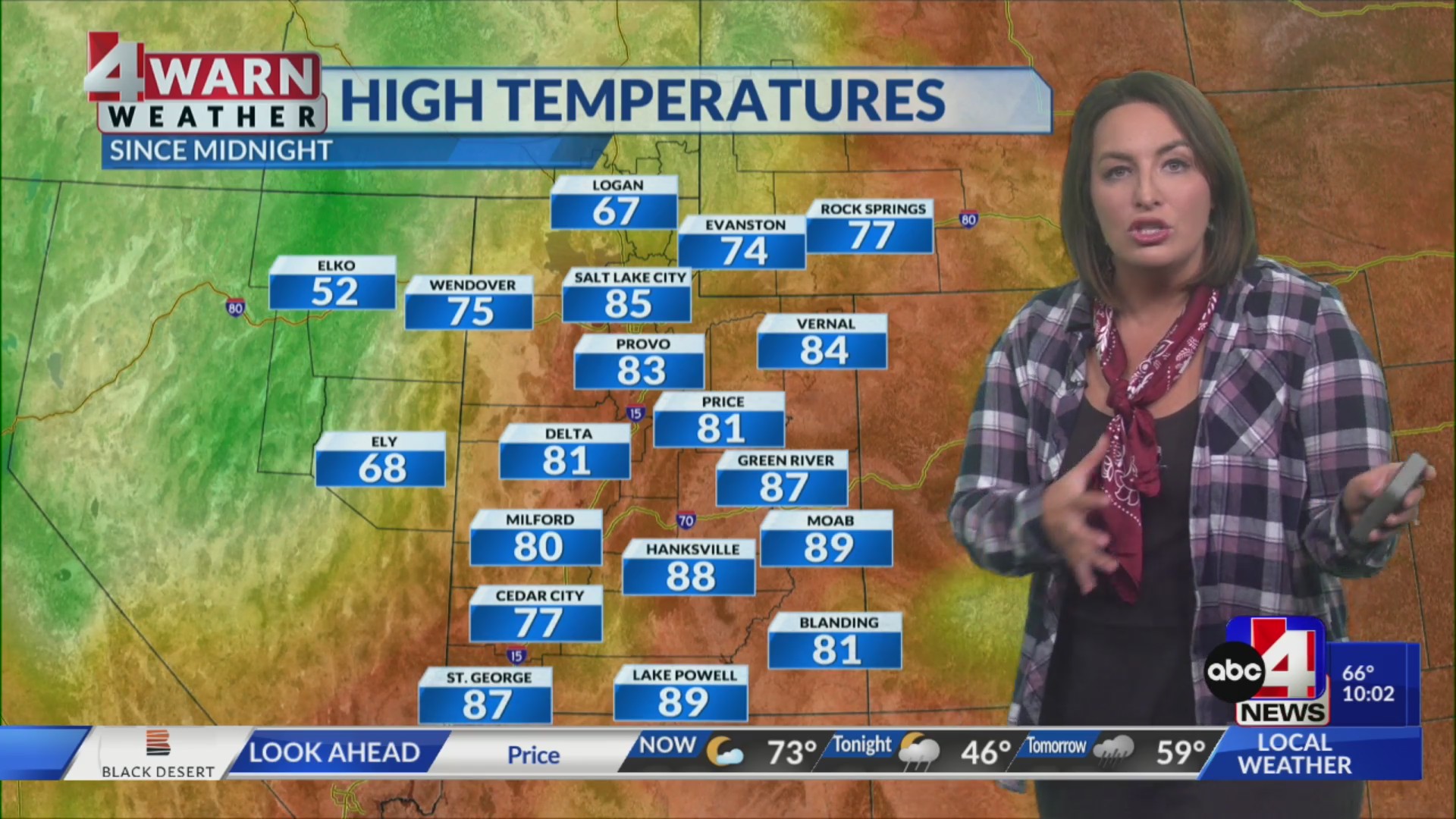 Temperatures plummet as scattered T-storms fill in – ABC4 Utah