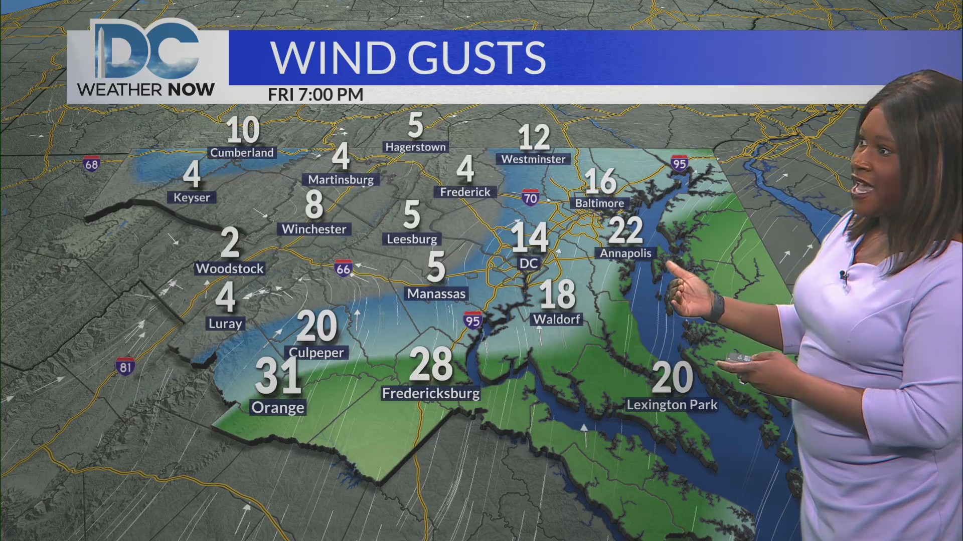 Breezy and mild Friday afternoon – DC News Now | DC, Virginia, Maryland ...