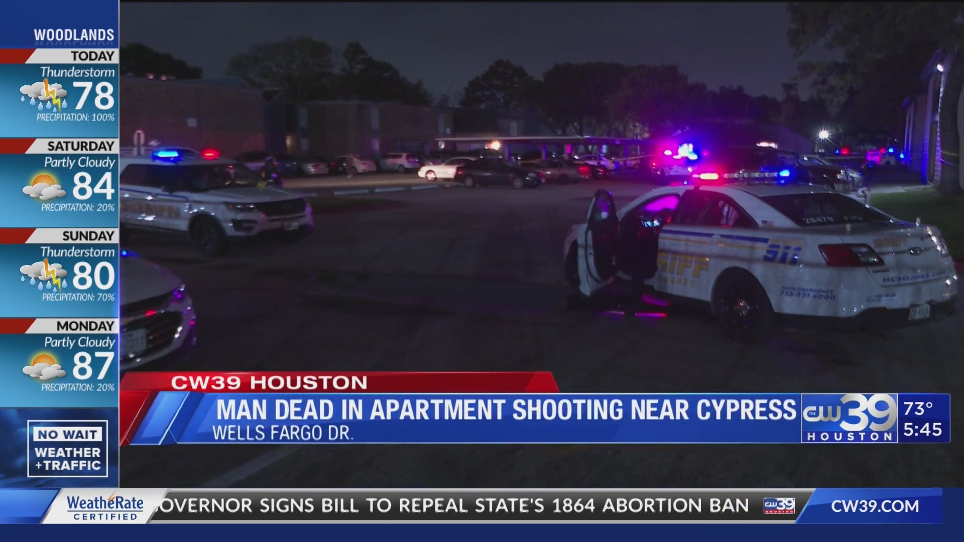 Man dead in apartment shooting near Cypress CW39 Houston CW39 Houston