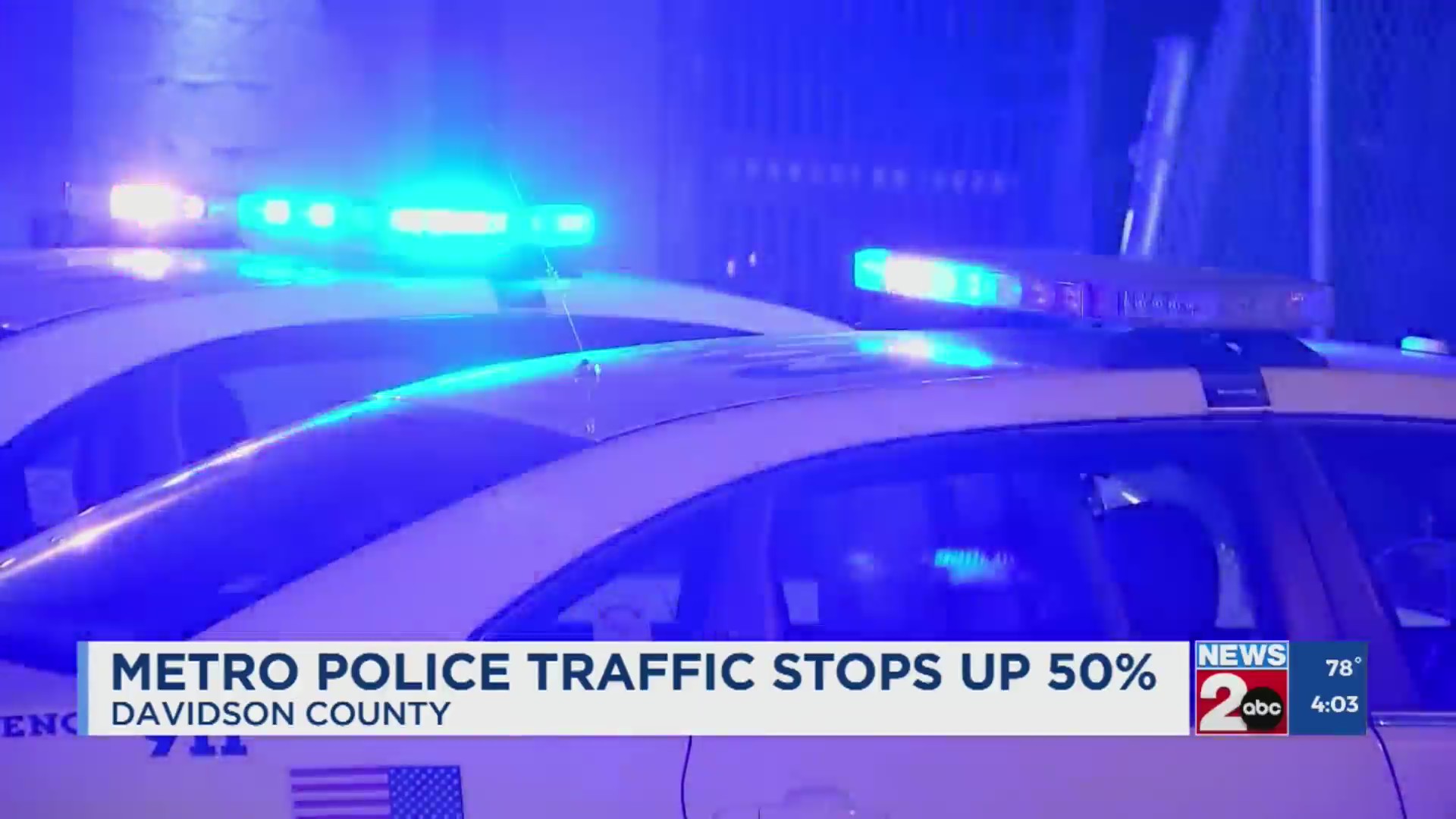 Metro police traffic stops up 50% – WKRN News 2