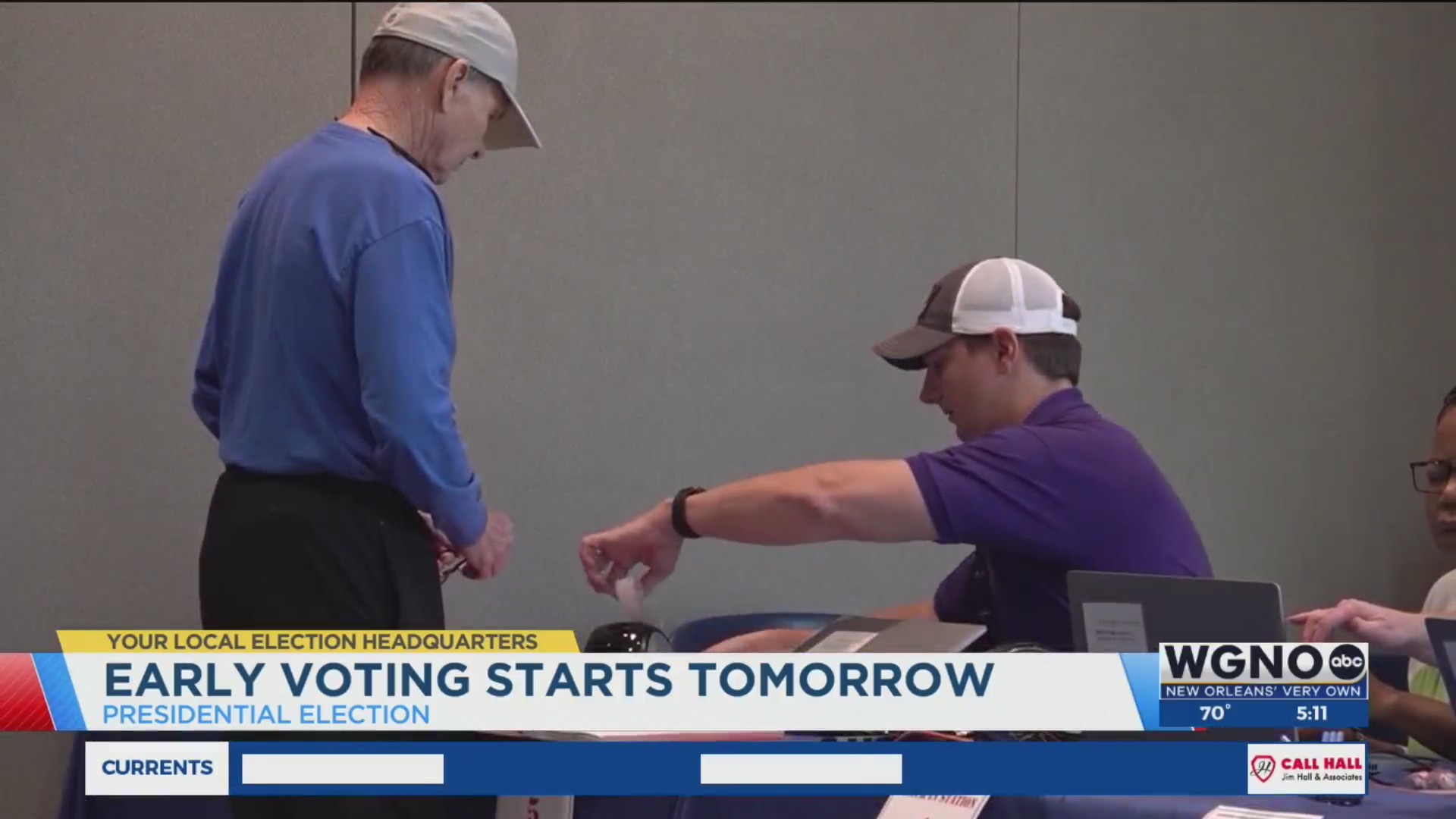 Early voting for presidential election begins Friday in Louisiana WGNO