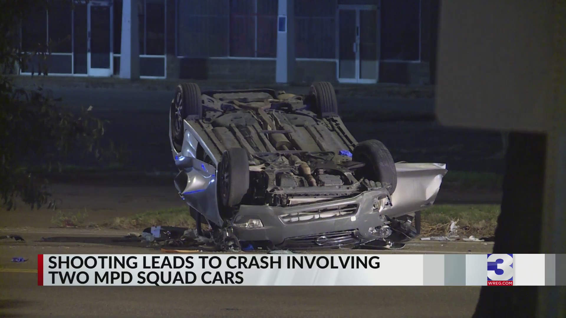 Shooting leads to crash with 2 MPD squad cars – WREG.com
