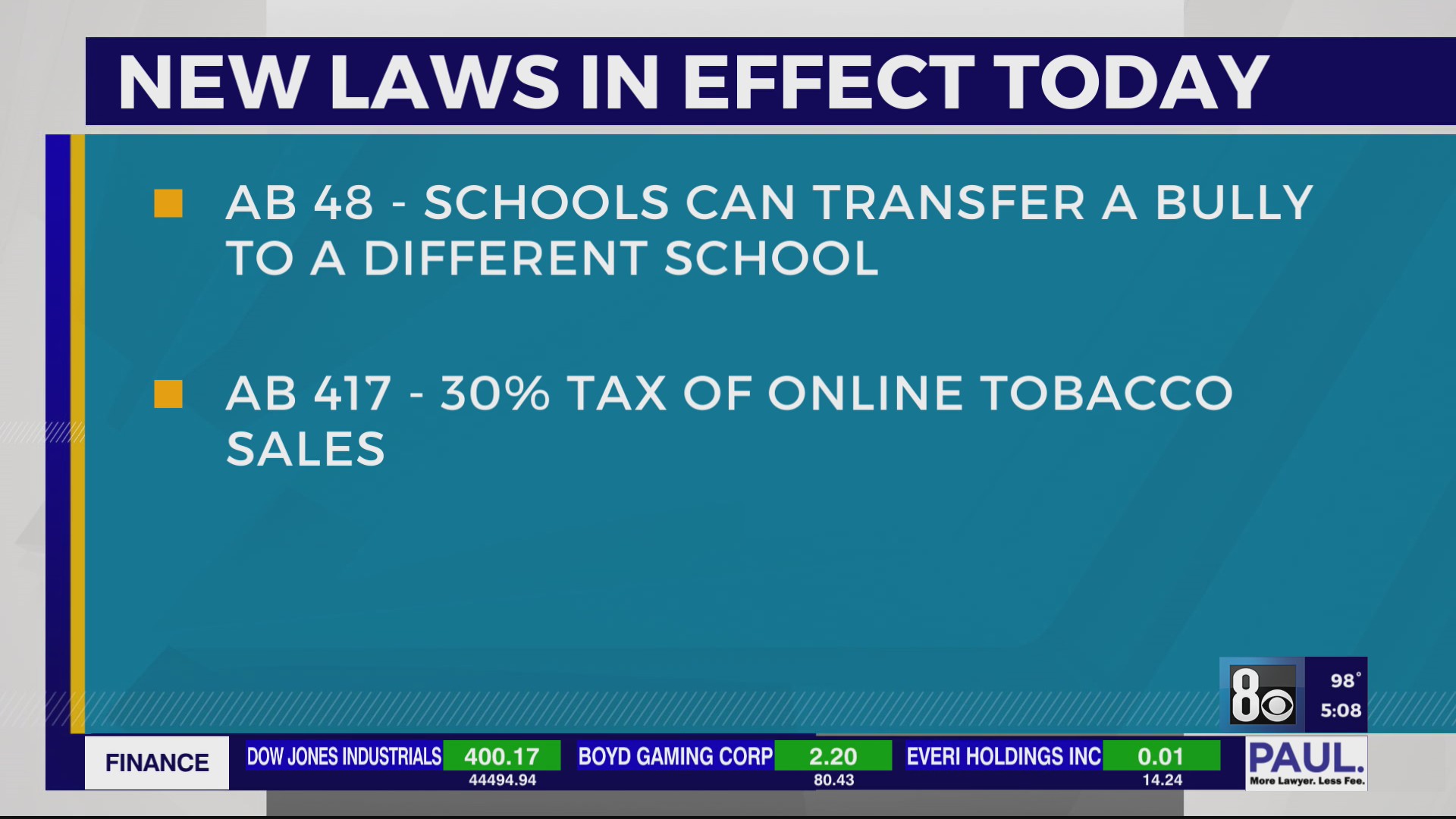 Bullies, breast feeding, bus cameras: New laws take effect in Nevada on ...