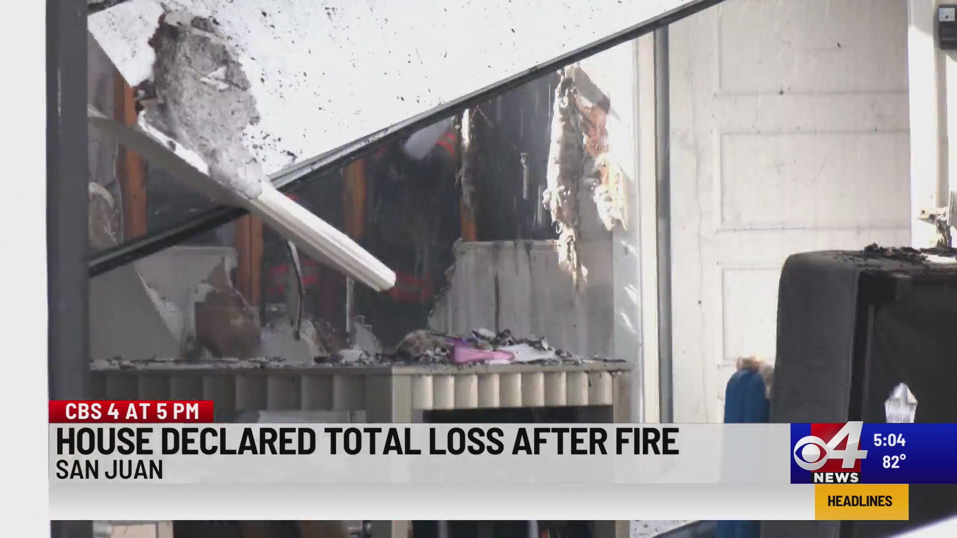 Home declared total loss following San Juan fire – KVEO-TV