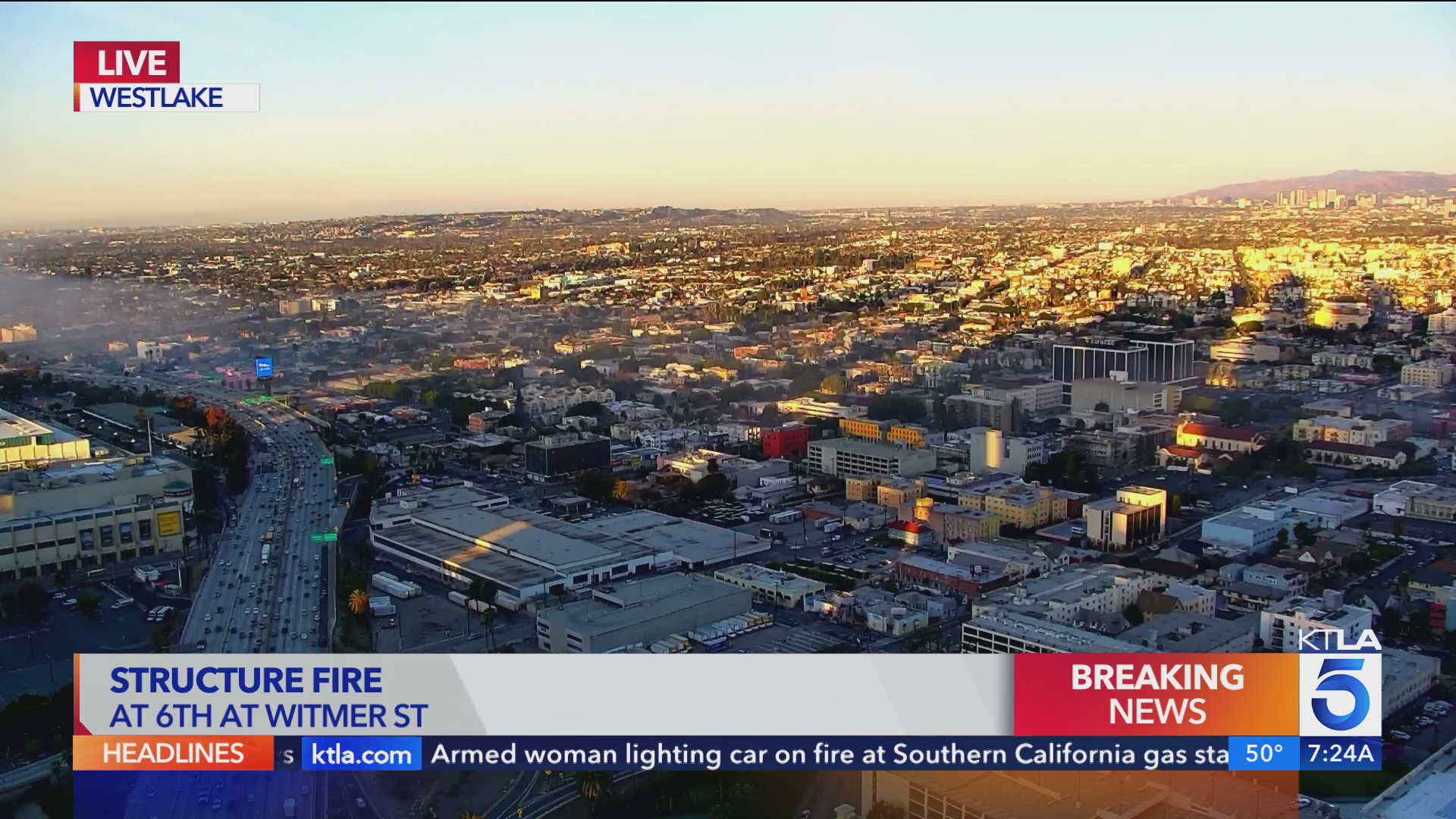 Historic Pacific Dining Car restaurant on fire in Los Angeles – KTLA