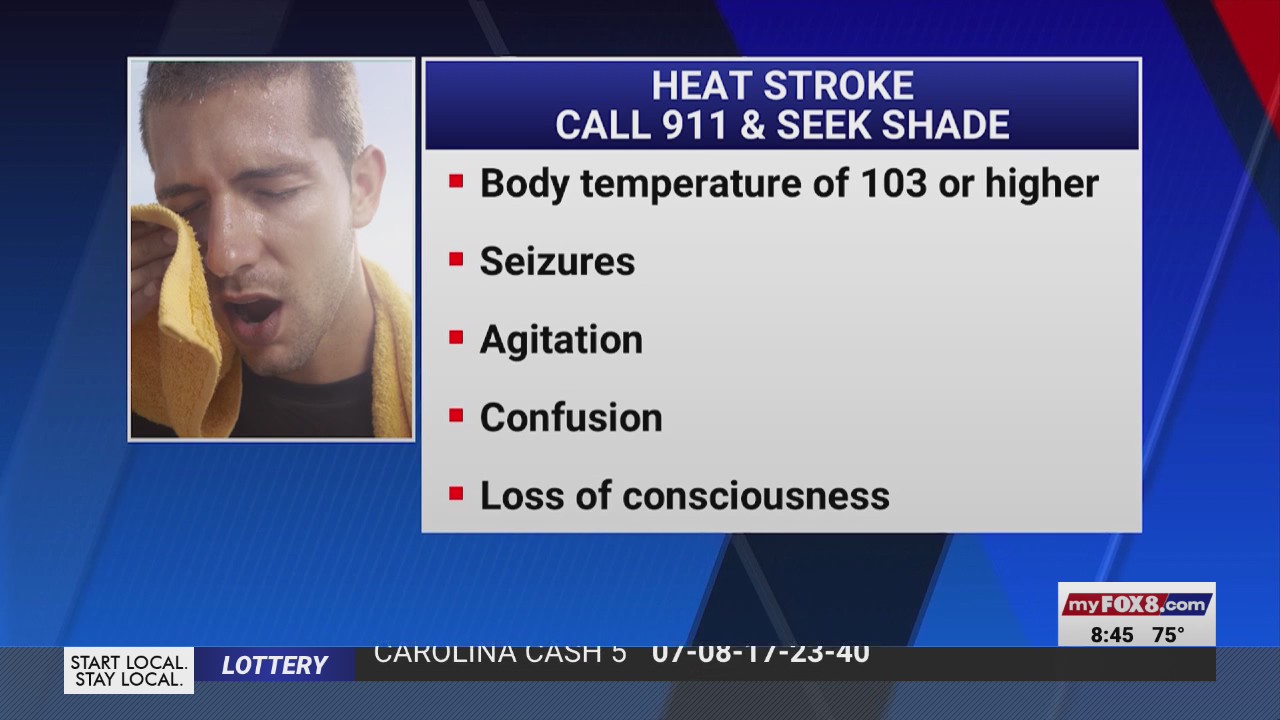 July 4 safety tips: How to spot signs of heat exhaustion, stroke – FOX8 ...