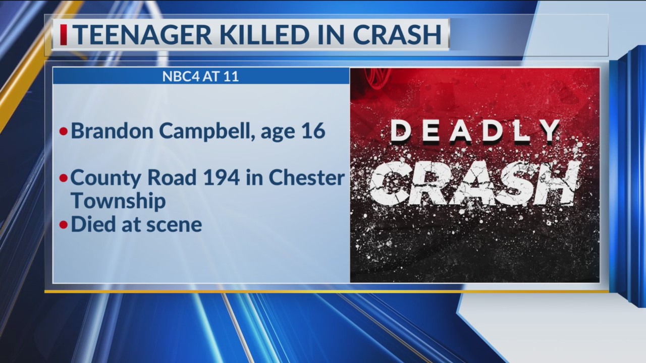 Teen dies in Morrow County crash NBC4 WCMHTV