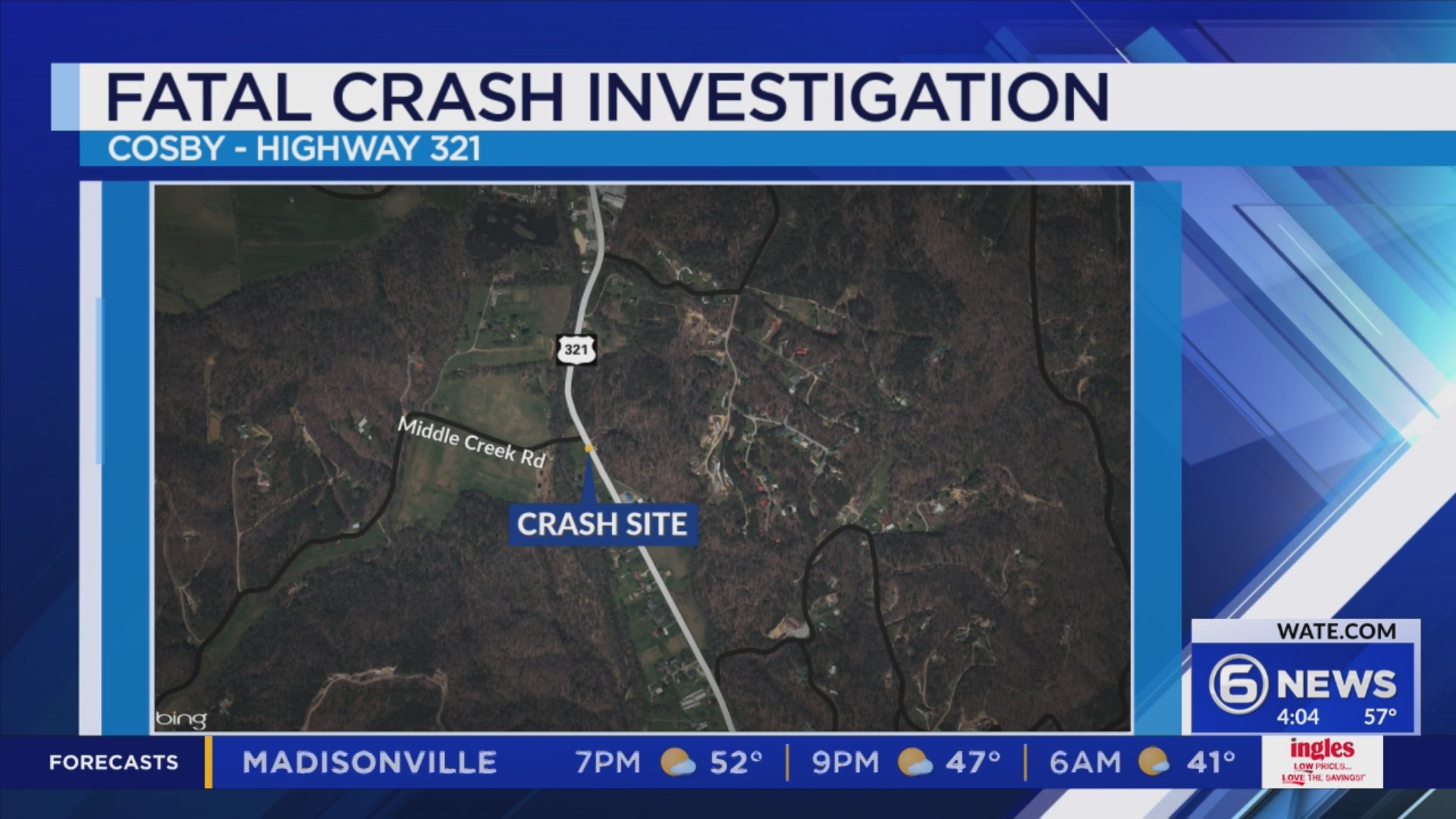 Fatal crash investigation underway in Cosby – WATE 6 On Your Side
