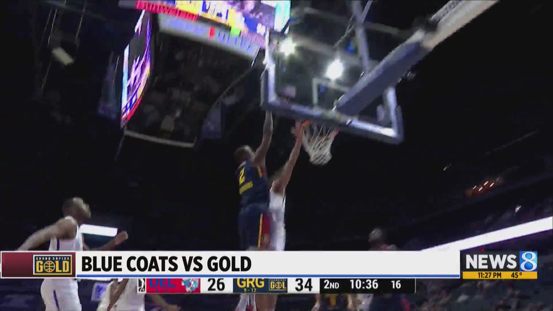 Blue coats vs gold ksnt 27 news